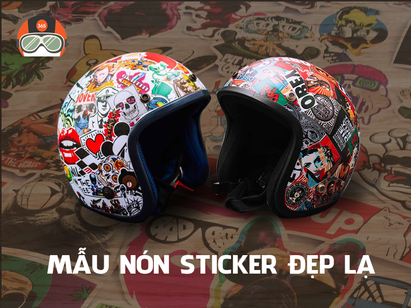 Cach Ve Non Bao Hiem Tai Nha Dan Xong Sticker