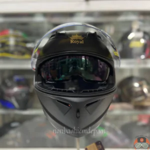 Royal M266 Fullface Den Nham 2 Kinh (5)